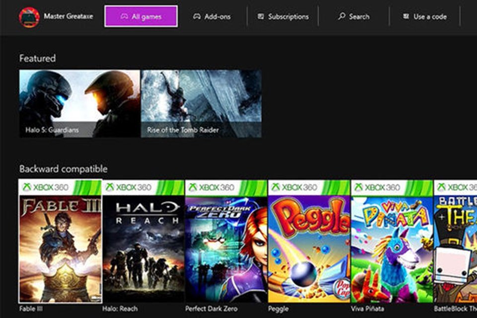 Confira Promoção de jogos com retrocompatibilidade para Xbox One