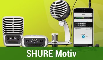 Review: conheça a linha Shure MOTIV de microfones digitais [vídeo]