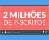 Obrigado! O canal do TecMundo chegou a 2 milhões de inscritos no YouTube