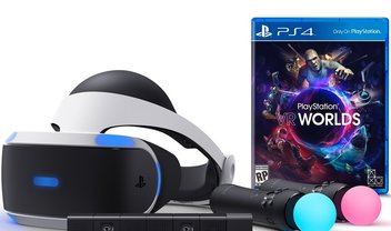 Pacote com PS VR, PS Camera e jogo em realidade virtual vai custar US$ 500