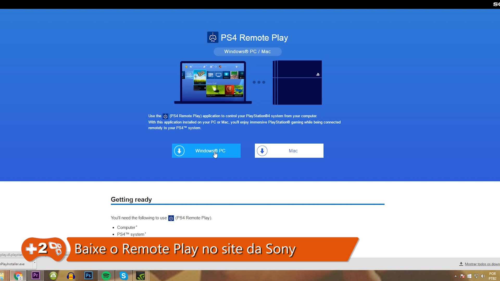 Como usar a tela do notebook ou PC para jogar no PS4 [Remote Play