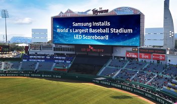 Samsung constrói telão de LED gigante em estádio com tecnologia inovadora