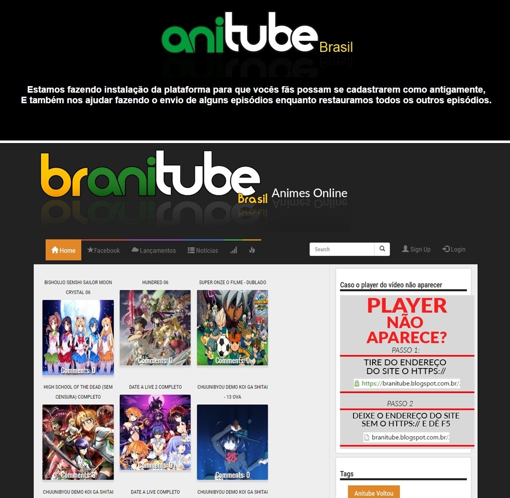 Adeus, AniTube: site ilegal de animes é comprado e serviço sai do Brasil -  TecMundo