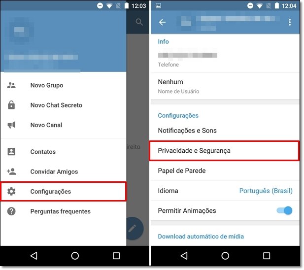 Como bloquear o Telegram com senha no computador