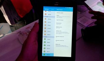 Galaxy Tab Iris: Samsung lança na Índia tablet com leitor de íris