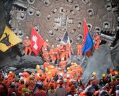 O buraco é fundo: maior túnel subterrâneo do mundo é inaugurado na Suíça