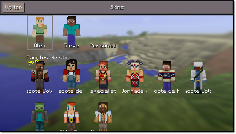 Como baixar e alterar skins em Minecraft Pocket Edition