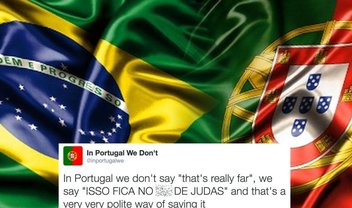 Novo pau-brasil: brasileiros e portugueses estão tretando por causa de meme