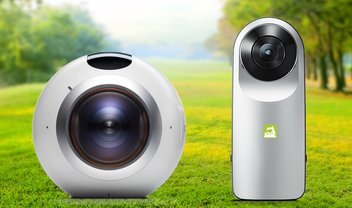 Qual é a melhor câmera: Gear 360 da Samsung ou a LG 360?