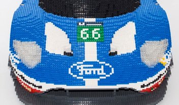 40 mil bloquinhos, um carro: artista recria Ford GT usando peças de LEGO