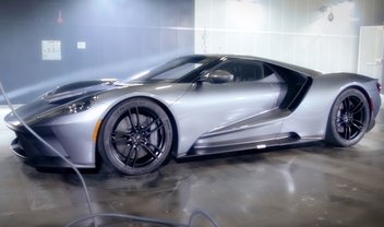 Pornô automotivo: teste de aerodinâmica do Ford GT é beleza pura [vídeo]