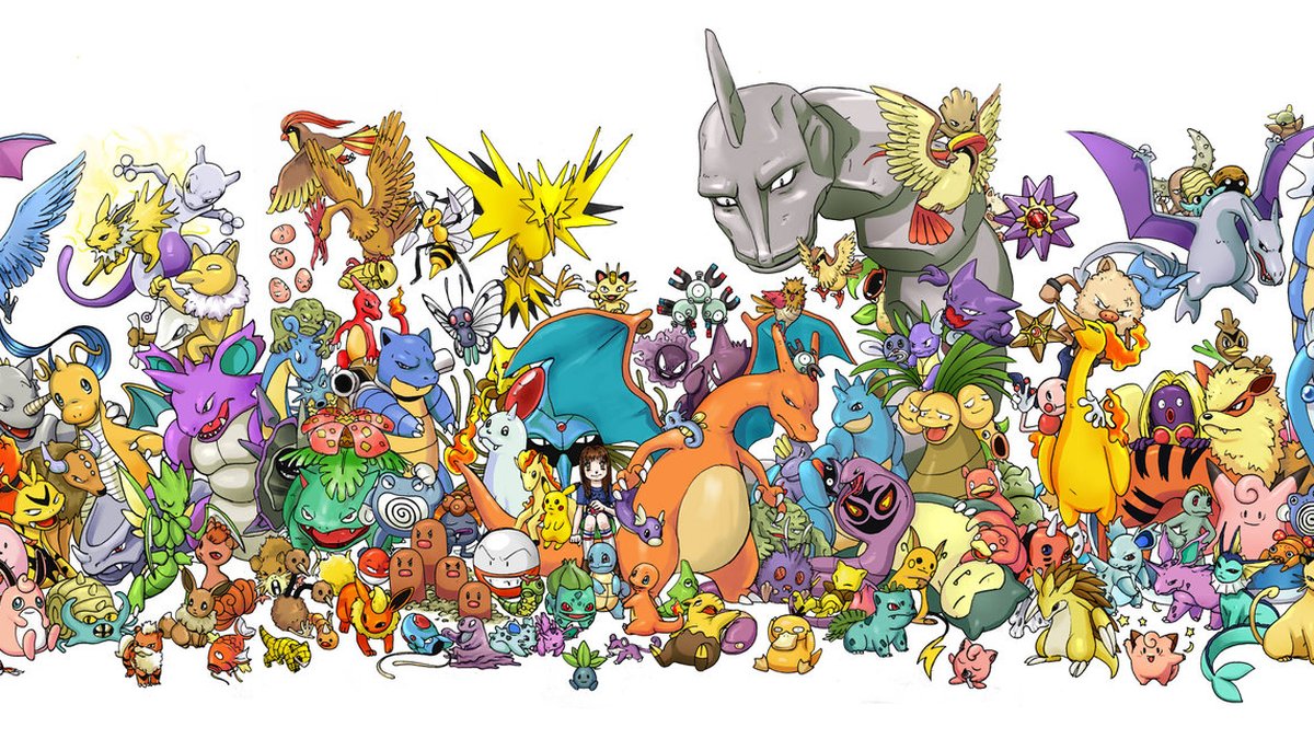 imagens de todos os pokemons e seus nomes
