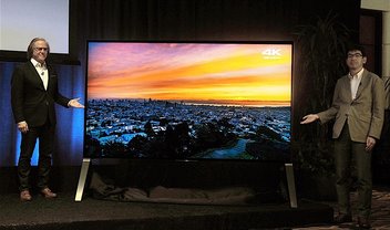 Nova série de TVs 4K HDR da Sony tem modelo de 100” e deve chegar ao Brasil