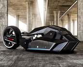 Roda oculta e rebaixada: seria este o conceito de moto futurista da BMW?