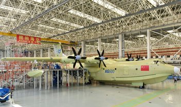 China revela o AG600, novo maior avião anfíbio do mundo