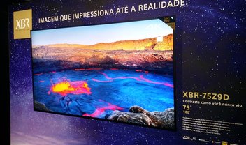 TV luxuosa de 100 polegadas da linha XBR da Sony chega ao Brasil em outubro