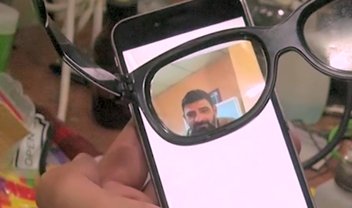 Homem cria tela “invisível” para celular que só pode ser vista pelo dono