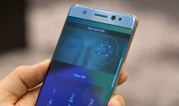 Leitor de íris do Galaxy Note 7 em breve funcionará com apps de bancos