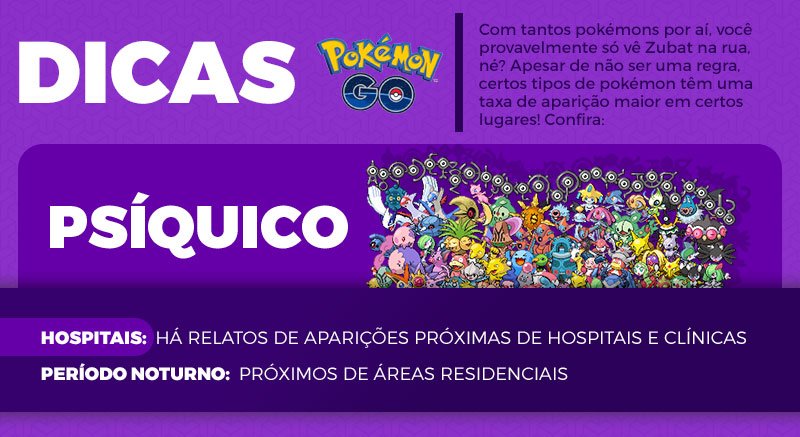 Onde encontrar cada tipo de pokémon em Pokémon Go - O Pipoco