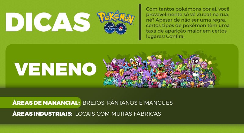 Pokémon GO Manaus - VOCÊ USA POKÉMONS DO TIPO VENENO? Pokémons de