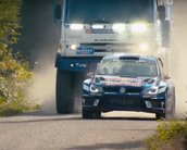 Animal: Red Bull coloca um carro de rally para correr contra um caminhão