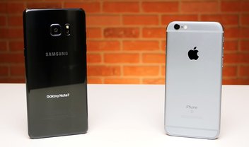 Injusto? Vídeo mostra iPhone 6s arrasando Note 7 em testes de desempenho