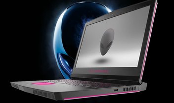 Notebook da Alienware com GTX 1080 liga apenas com o olhar