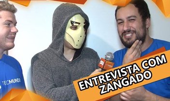 Conversamos com Zangado sobre livro, games, máscara e BGS [vídeo]