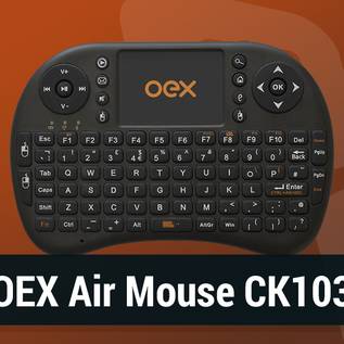 Imagem de Review: OEX Air Mouse CK103 com Touchpad