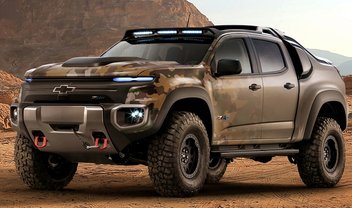 Colorado ZH2 da Chevrolet é a picape militar futurista que já existe hoje