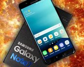 LG dá aquela zoada na Samsung por explosões do Galaxy Note 7