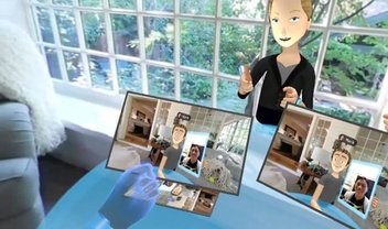 Futuro já? Mark Zuckerberg mostra app VR para interagir com outras pessoas