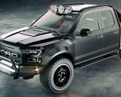 Esta é uma Ford F-150 Raptor de 600 cavalos e tração 6x6... Porque sim!