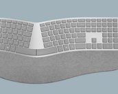 Microsoft anuncia o Surface Ergonomic, um teclado ergonômico e elegante