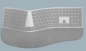 Microsoft anuncia o Surface Ergonomic, um teclado ergonômico e elegante