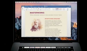 Apps do Microsoft Office terão suporte à Touch Bar dos novos MacBook Pro