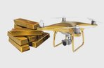 Imagem de Drone folheado a ouro sai por R$ 75 mil