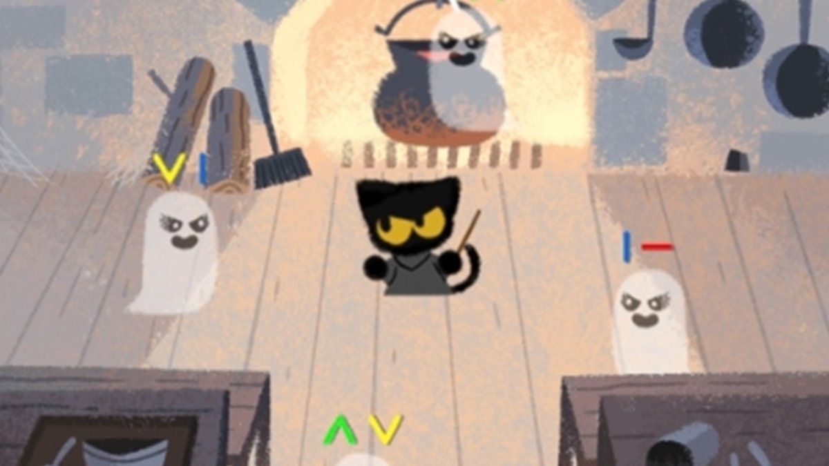 Halloween 2016 google doodle, games