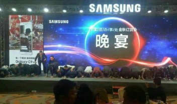 Executivos da Samsung pedem desculpas de joelhos na China por Galaxy Note 7