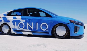 Hyundai Ioniq híbrido bate recorde de velocidade a mais de 253 km/h nos EUA