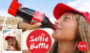 Coca-Cola ganha 'garrafa de selfies' para... Exatamente: fotos de goles