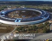 Prestes a ser concluído, campus futurístico da Apple aparece em novo vídeo