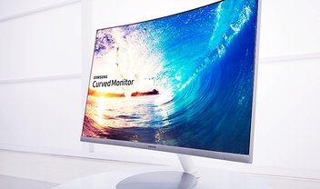 Samsung lança no Brasil monitor com a maior curvatura do mercado