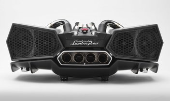 Esta soundbar inspirada nos carros da Lamborghini custa mais de R$ 70 mil