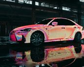 Camaleão: Lexus cobre um carro com quase 42 mil LEDs com cores programáveis