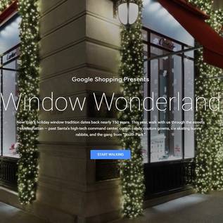 Imagem de Google faz passeio virtual pelas vitrines natalinas das lojas de Nova York