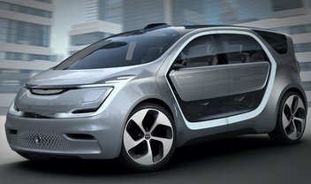 Chrysler leva conceito Portal de minivan elétrica autônoma para a CES 2017