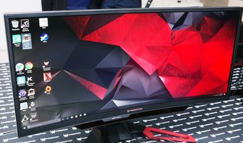 Acer leva trio de monitores gamers à CES, incluindo modelo com eye-tracking