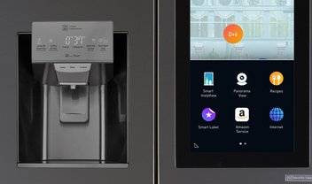 Geladeira inteligente da LG com tela de 29 polegadas é destaque na CES 2017