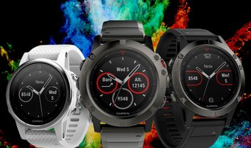 Smartwatch Fenix 5 da Garmin traz navegação por satélite em design compacto